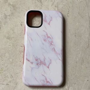 Casely White/Pink Marble Bold Iphone 11 case